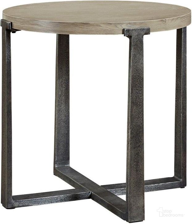 The appearance of Dalenville Gray 24 Inch End Table designed by Signature Design by Ashley in the modern / contemporary interior design. This gray piece of furniture  was selected by 1StopBedrooms from Dalenville Collection to add a touch of cosiness and style into your home. Sku: T965-6. Material: Metal. Product Type: End Table. Image1