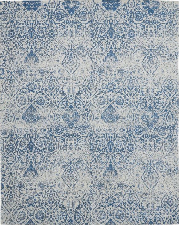 The appearance of Damask Blue 9 X 12 Area Rug designed by Nourison in the traditional interior design. This blue piece of furniture  was selected by 1StopBedrooms from Damask Collection to add a touch of cosiness and style into your home. Sku: 99446769497. Material: Polyester. Product Type: Area Rugs. Image1