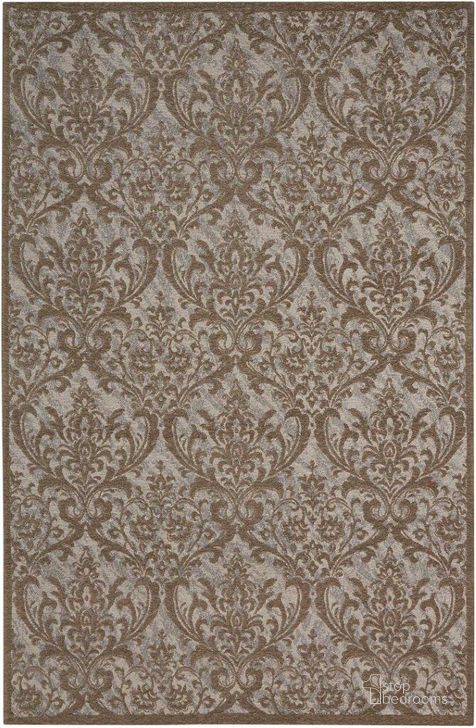 The appearance of Damask Grey 5 X 7 Area Rug designed by Nourison in the traditional interior design. This brown piece of furniture  was selected by 1StopBedrooms from Damask Collection to add a touch of cosiness and style into your home. Sku: 99446341426. Material: Polyester. Product Type: Area Rugs. Image1