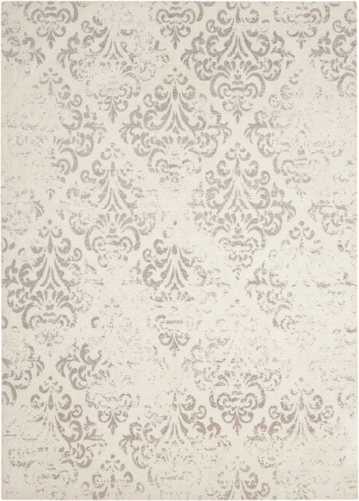 The appearance of Damask Ivory 5 X 7 Area Rug designed by Nourison in the traditional interior design. This ivory piece of furniture  was selected by 1StopBedrooms from Damask Collection to add a touch of cosiness and style into your home. Sku: 99446349781. Material: Polyester. Product Type: Area Rugs. Image1