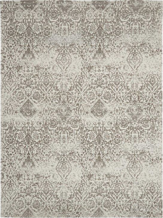 The appearance of Damask Ivory 9 X 12 Area Rug designed by Nourison in the rustic / southwestern interior design. This ivory piece of furniture  was selected by 1StopBedrooms from Damask Collection to add a touch of cosiness and style into your home. Sku: 99446731302. Material: Polyester. Product Type: Area Rugs. Image1