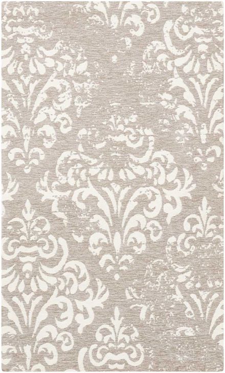The appearance of Damask Ivory And Grey 2 X 4 Area Rug designed by Nourison in the traditional interior design. This gray and ivory piece of furniture  was selected by 1StopBedrooms from Damask Collection to add a touch of cosiness and style into your home. Sku: 99446349736. Material: Polyester. Product Type: Area Rugs. Image1