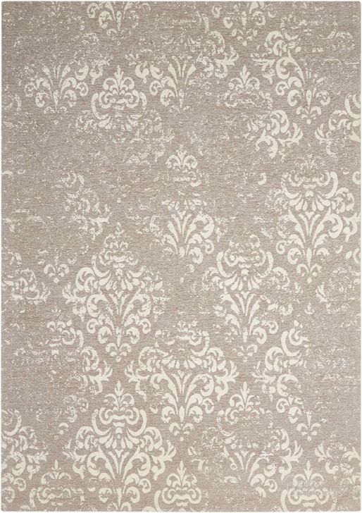 The appearance of Damask Ivory And Grey 5 X 7 Area Rug designed by Nourison in the traditional interior design. This light beige piece of furniture  was selected by 1StopBedrooms from Damask Collection to add a touch of cosiness and style into your home. Sku: 99446349743. Material: Polyester. Product Type: Area Rugs. Image1