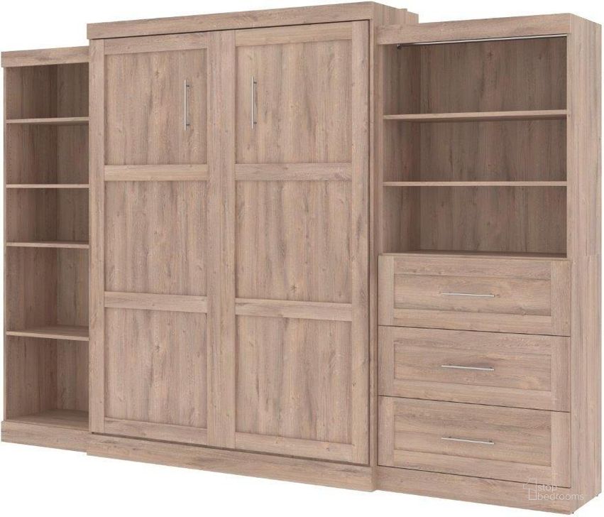 The appearance of Damiana Rustic Brown Queen Murphy Bed 0qb24494232 designed by Luxe Linea in the modern / contemporary interior design. This rustic brown piece of furniture  was selected by 1StopBedrooms from Damiana Collection to add a touch of cosiness and style into your home. Sku: 26882-000009. Material: Wood. Bed Size: Queen. Bed Type: Murphy Bed. Product Type: Murphy Bed. Image1