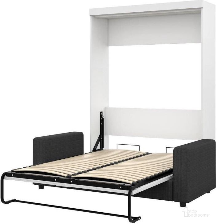 The appearance of Damiana White and Gray Full Murphy Bed 0qb24334465 designed by Luxe Linea in the  interior design. This white and gray piece of furniture  was selected by 1StopBedrooms from Damiana Collection to add a touch of cosiness and style into your home. Sku: 26720-000017. Material: Wood. Bed Size: Full. Bed Type: Murphy Bed. Product Type: Murphy Bed. Image1