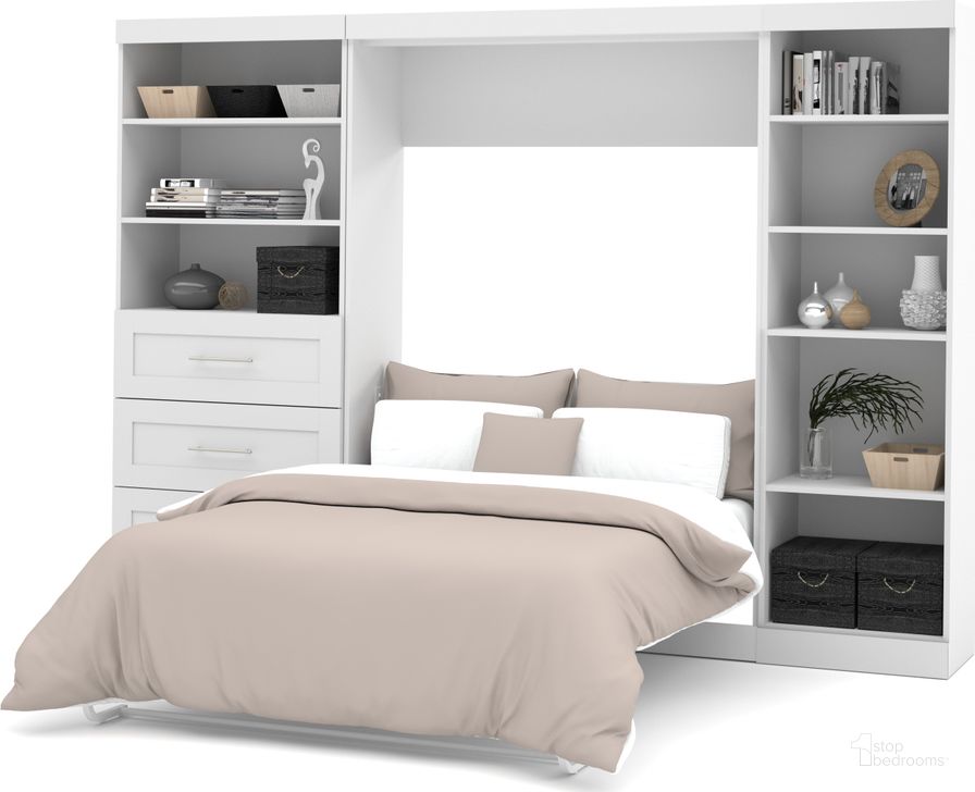 The appearance of Damiana White Full Murphy Bed 0qb2256433 designed by Luxe Linea in the modern / contemporary interior design. This white piece of furniture  was selected by 1StopBedrooms from Damiana Collection to add a touch of cosiness and style into your home. Sku: 26892-17. Material: Wood. Bed Size: Full. Bed Type: Murphy Bed. Product Type: Murphy Bed. Image1