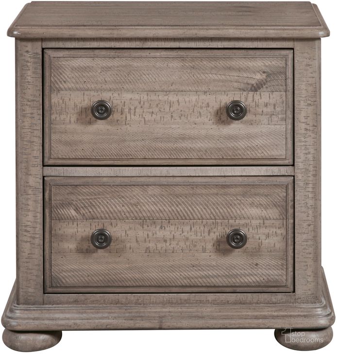The appearance of Danbury 2 Drawer Nightstand With Usb In Natural designed by Pulaski in the  interior design. This natural piece of furniture  was selected by 1StopBedrooms from Danbury Collection to add a touch of cosiness and style into your home. Sku: S892-056. Product Type: Nightstand. Material: Pine. Image1