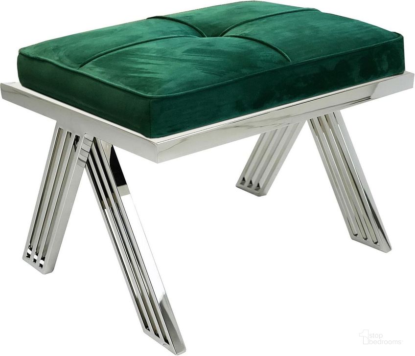 The appearance of Dania Green Ottoman designed by Bellini Modern Living in the modern / contemporary interior design. This green piece of furniture  was selected by 1StopBedrooms from Dania Collection to add a touch of cosiness and style into your home. Sku: Dania O GRN. Product Type: Ottoman.