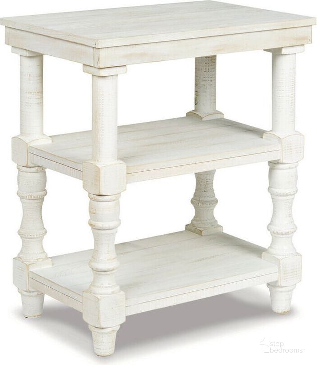 The appearance of Dannerville Antique White Accent Table designed by Signature Design by Ashley in the traditional interior design. This antique white piece of furniture  was selected by 1StopBedrooms from Dannerville Collection to add a touch of cosiness and style into your home. Sku: A4000276. Material: Wood. Product Type: Accent Table. Image1