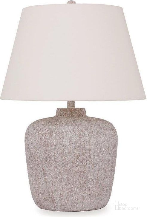 The appearance of Danry Table Lamp In Cream designed by Signature Design by Ashley in the transitional interior design. This cream piece of furniture  was selected by 1StopBedrooms from Danry Collection to add a touch of cosiness and style into your home. Sku: L207454. Material: Metal. Product Type: Table Lamp. Image1