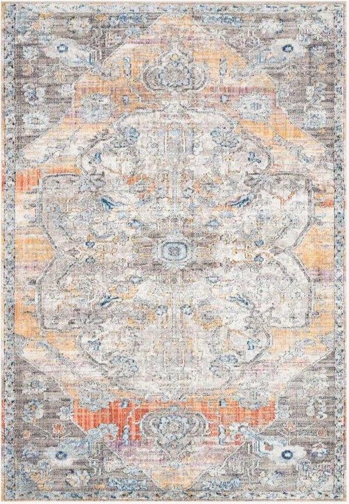 The appearance of Dante Natural/Sunrise Rug DANTDN-06NASR5372 designed by Loloi Rugs in the transitional interior design. This natural and sunrise piece of furniture  was selected by 1StopBedrooms from Dante Collection to add a touch of cosiness and style into your home. Sku: DANTDN-06NASR5372. Material: Polyester. Product Type: Rug. Image1