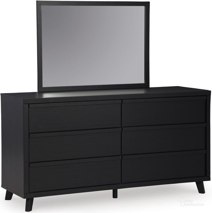 Danziar Black Six Drawer Dresser by Ashley Furniture 1StopBedrooms
