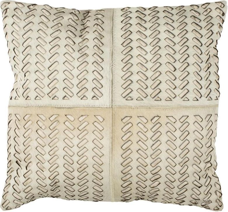The appearance of Dash Cowhide Pillow PLS222A-1220 designed by Safavieh in the rustic / southwestern interior design. This white piece of furniture  was selected by 1StopBedrooms from Dash Collection to add a touch of cosiness and style into your home. Sku: PLS222A-1220. Product Type: Pillows and Throw.