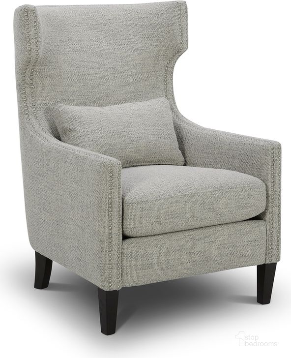 The appearance of Davenport Upholstered Accent Chair In Porcelain designed by Liberty in the coastal interior design. This porcelain piece of furniture  was selected by 1StopBedrooms from Davenport Collection to add a touch of cosiness and style into your home. Sku: 709-ACH15-T. Material: Wood. Product Type: Accent Chair. Image1