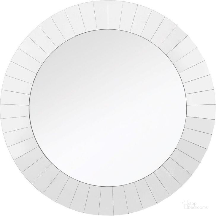 The appearance of Daylight Round Mirror In Clear designed by Camden Isle Furniture in the modern / contemporary interior design. This clear piece of furniture  was selected by 1StopBedrooms from  to add a touch of cosiness and style into your home. Sku: 86307. Material: Glass. Product Type: Mirror. Image1