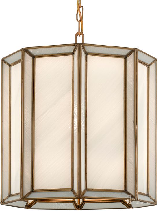 The appearance of Daze Medium Pendant In Brass designed by Currey & Company in the modern / contemporary interior design. This brass piece of furniture  was selected by 1StopBedrooms from Daze Collection to add a touch of cosiness and style into your home. Sku: 9000-0574. Product Type: Pendant Lighting. Material: Iron. Image1