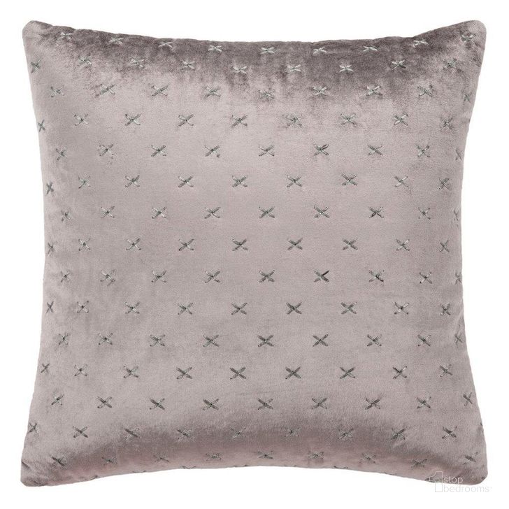 The appearance of Deana Pillow in Light Grey PLS6500C-1818 designed by Safavieh in the modern / contemporary interior design. This light grey piece of furniture  was selected by 1StopBedrooms from Deana Collection to add a touch of cosiness and style into your home. Sku: PLS6500C-1818. Material: Polyester. Product Type: Pillow. Image1