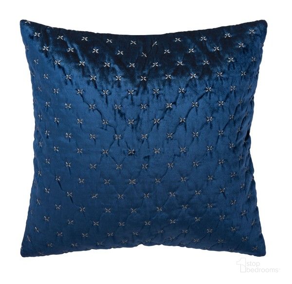 The appearance of Deana Pillow in Royal Blue PLS6500A-1818 designed by Safavieh in the modern / contemporary interior design. This royal blue piece of furniture  was selected by 1StopBedrooms from Deana Collection to add a touch of cosiness and style into your home. Sku: PLS6500A-1818. Material: Polyester. Product Type: Pillow. Image1
