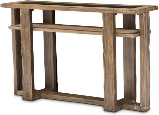 The appearance of Del Mar Sound Boardwalk Console Table designed by AICO in the modern / contemporary interior design. This boardwalk piece of furniture  was selected by 1StopBedrooms from Del Mar Sound Collection to add a touch of cosiness and style into your home. Sku: KI-DELM223-215. Product Type: Console Table. Image1