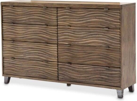 The appearance of Del Mar Sound Boardwalk Dresser designed by AICO in the modern / contemporary interior design. This boardwalk piece of furniture  was selected by 1StopBedrooms from Del Mar Sound Collection to add a touch of cosiness and style into your home. Sku: KI-DELM050-215. Product Type: Dresser. Image1