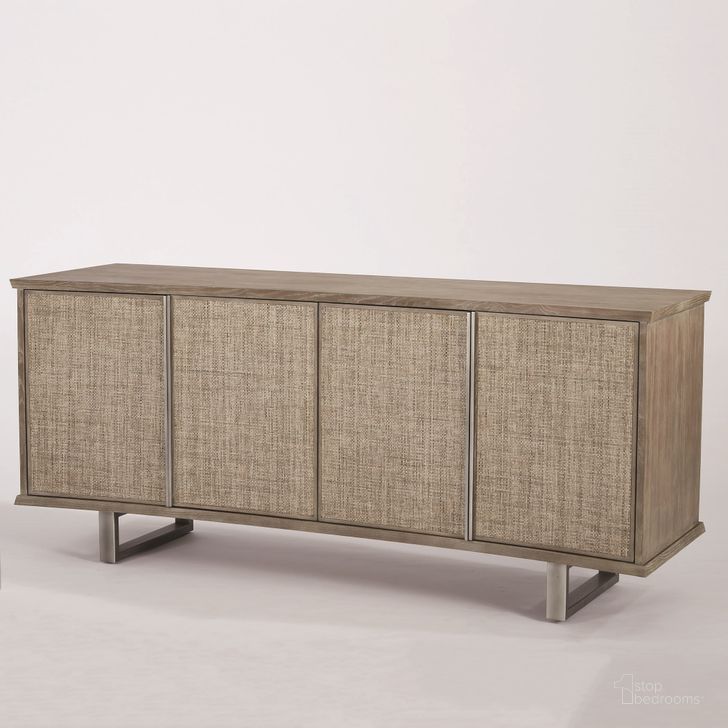 The appearance of Delphi Media Cabinet In Gray designed by Global Views in the modern / contemporary interior design. This gray piece of furniture  was selected by 1StopBedrooms from Delphi Collection to add a touch of cosiness and style into your home. Sku: 7.20123. Product Type: Media Unit. Material: Stainless Steel. Image1