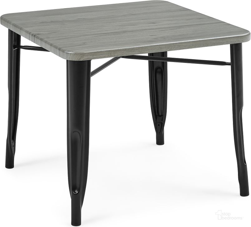 The appearance of Delta Children Bistro Black with Grey Barnboard Kids Play Table designed by Delta Children in the modern / contemporary interior design. This black and grey piece of furniture  was selected by 1StopBedrooms from Bistro Collection to add a touch of cosiness and style into your home. Sku: 560302-1438. Material: Wood. Product Type: Game Table. Image1