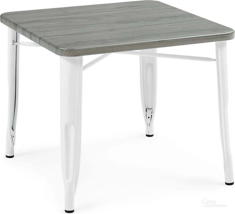 The appearance of Delta Children Bistro White with Grey Barnboard Kids Play Table designed by Delta Children in the modern / contemporary interior design. This white and gray piece of furniture  was selected by 1StopBedrooms from Bistro Collection to add a touch of cosiness and style into your home. Sku: 560302-153. Material: Wood. Product Type: Game Table. Image1