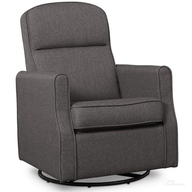 The appearance of Delta Children Blair Slim Nursery Glider Swivel Rocker Chair In Charcoal Grey designed by Delta Children in the modern / contemporary interior design. This charcoal grey piece of furniture  was selected by 1StopBedrooms from Blair Collection to add a touch of cosiness and style into your home. Sku: 517310-931. Material: Wood. Product Type: Kids Chair. Image1