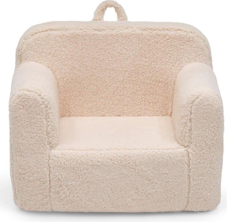 The appearance of Delta Children Cozee Sherpa Chair For Kids For Ages 18 Months and Up In Cream Sherpa designed by Delta Children in the modern / contemporary interior design. This cream piece of furniture  was selected by 1StopBedrooms from Cozee Collection to add a touch of cosiness and style into your home. Sku: 208224-5030. Product Type: Kids Chair. Material: Foam. Image1