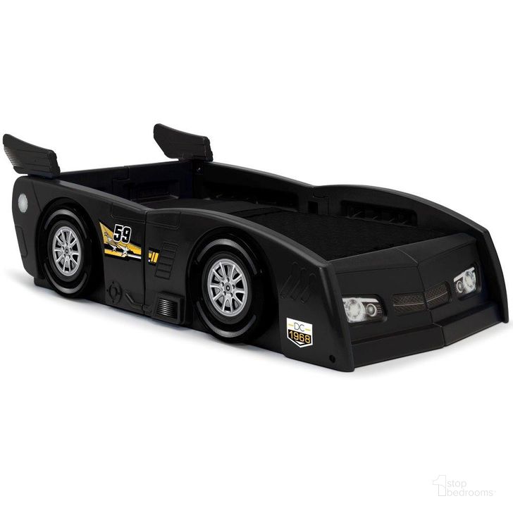 The appearance of Delta Children Grand Prix Race Car Toddler To Twin Bed In Black designed by Delta Children in the modern / contemporary interior design. This black piece of furniture  was selected by 1StopBedrooms from  to add a touch of cosiness and style into your home. Sku: BB81423GN-001. Bed Size: Twin. Product Type: Kids Bed. Material: Plastic. Image1