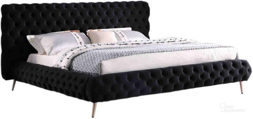 The appearance of Demeter Fabric Platform California King Bed In Black designed by Best Master Furniture in the modern / contemporary interior design. This black piece of furniture  was selected by 1StopBedrooms from Demeter Collection to add a touch of cosiness and style into your home. Sku: JJ201BCK. Bed Type: Platform Bed. Material: Upholstered. Product Type: Platform Bed. Bed Size: California King. Image1