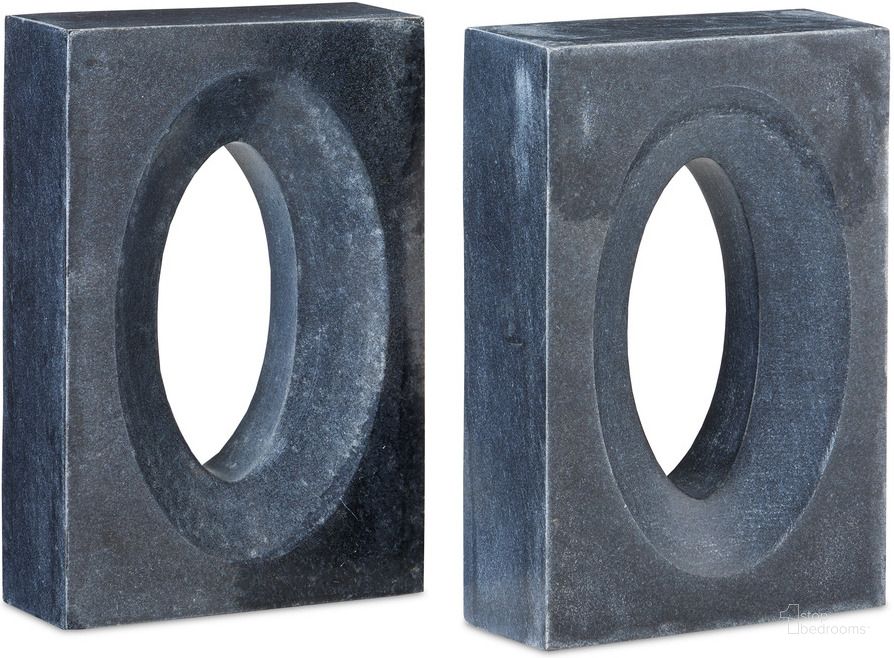 The appearance of Demi Bookends Set of 2 In Black designed by Currey & Company in the modern / contemporary interior design. This black piece of furniture  was selected by 1StopBedrooms from Demi Collection to add a touch of cosiness and style into your home. Sku: 1200-0775. Material: Marble. Product Type: Bookends. Image1