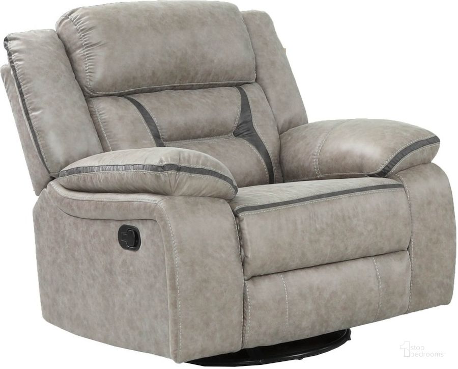 The appearance of Denali Faux Leather Upholstered Chair In Gray designed by Galaxy Home Furnishings in the modern / contemporary interior design. This gray piece of furniture  was selected by 1StopBedrooms from Denali Collection to add a touch of cosiness and style into your home. Sku: 698781291764. Product Type: Upholstered Chair. Material: Performance Fabric. Image1