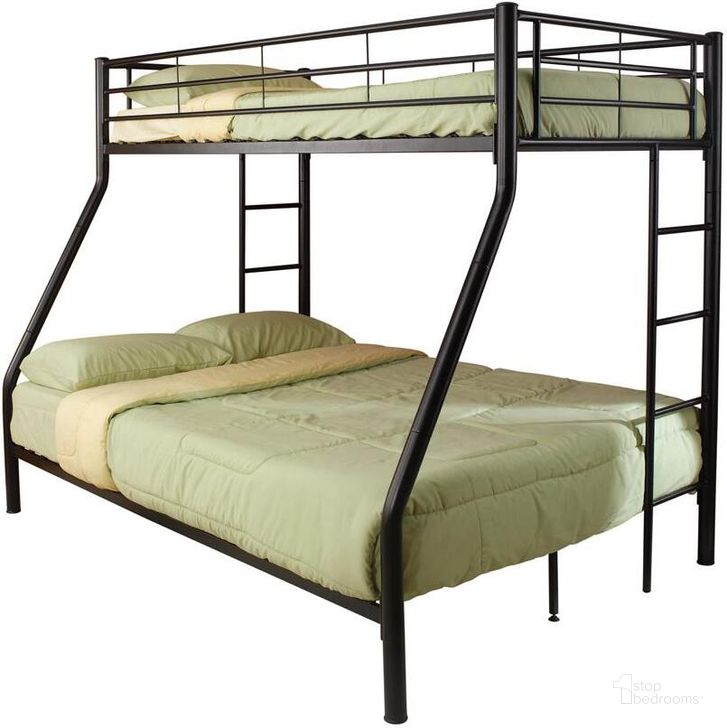 The appearance of Denley Black Twin Over Twin Metal Bunkbed designed by Coaster in the modern / contemporary interior design. This black piece of furniture  was selected by 1StopBedrooms from Denley Collection to add a touch of cosiness and style into your home. Sku: 460062B. Bed Type: Bunk Bed. Material: Metal. Product Type: Bunk Bed. Bed Size: Twin Over Twin. Image1