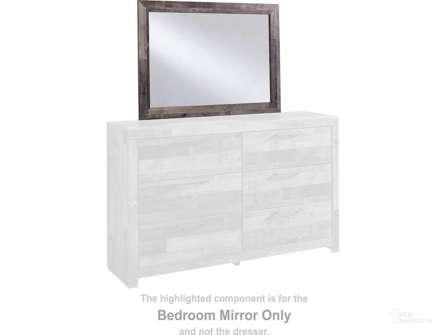 The appearance of Derekson Multi Gray Bedroom Mirror designed by Signature Design by Ashley in the transitional interior design. This multi gray piece of furniture  was selected by 1StopBedrooms from Derekson Collection to add a touch of cosiness and style into your home. Sku: B200-36. Material: Wood. Product Type: Mirror. Image1