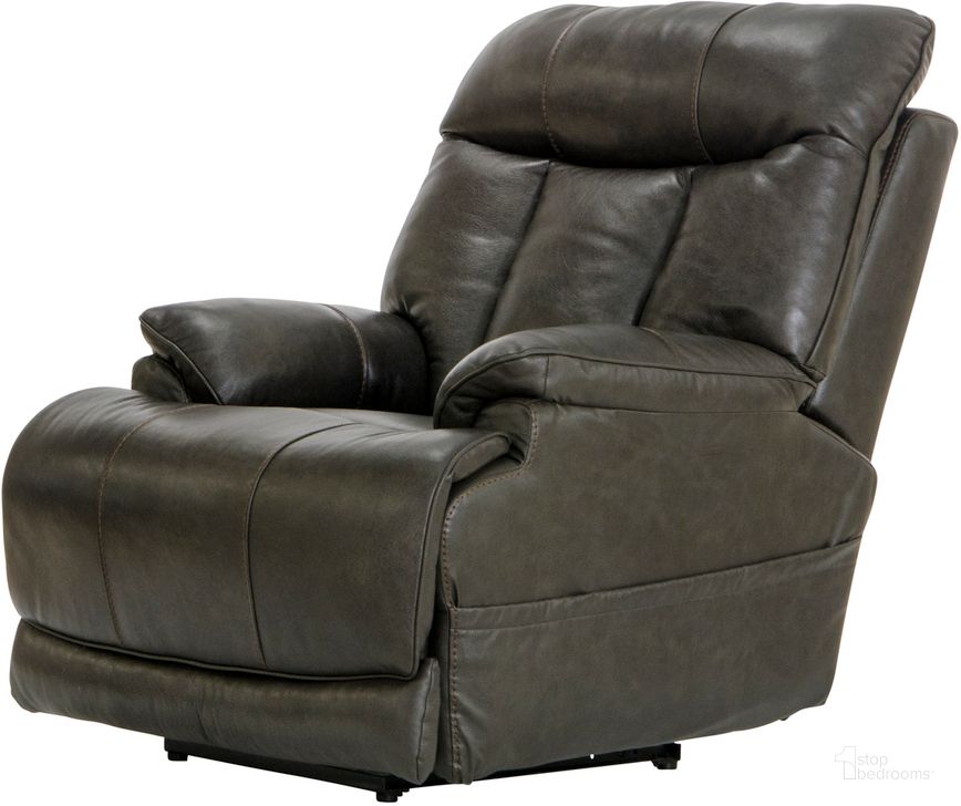 The appearance of Dervla Steel Recliner 0qd24553694 designed by Windsor Home in the traditional interior design. This steel piece of furniture  was selected by 1StopBedrooms from Dervla Collection to add a touch of cosiness and style into your home. Sku: 7645677128328308328. Material: Leather. Product Type: Recliner. Image1