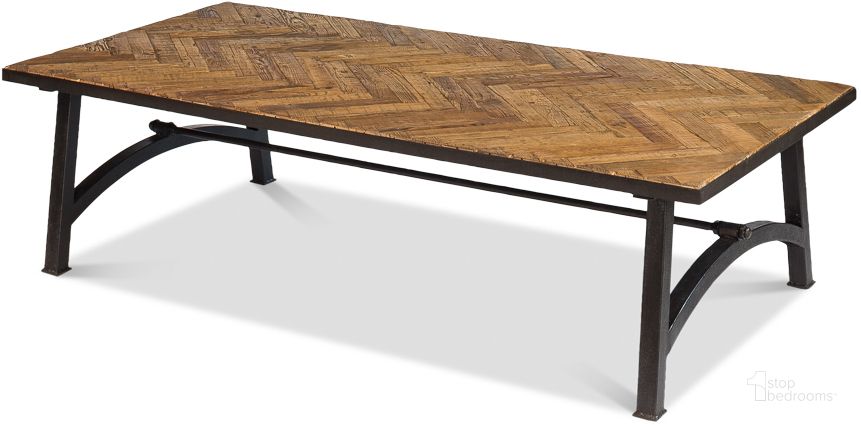 The appearance of Detroit Brown Cocktail Table designed by Sarreid in the industrial interior design. This brown piece of furniture  was selected by 1StopBedrooms from Detroit Collection to add a touch of cosiness and style into your home. Sku: 30899. Product Type: Cocktail Table. Image1