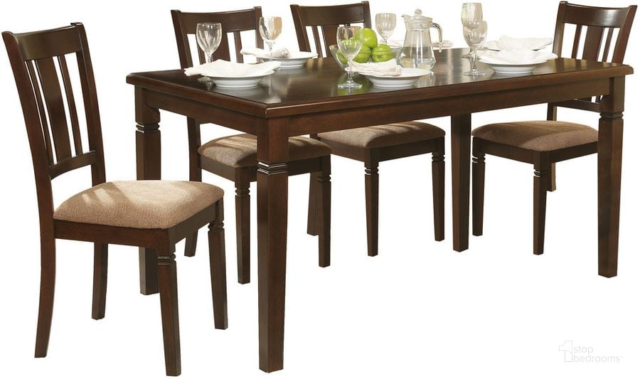 The appearance of Devlin Dining Room Set designed by Homelegance in the modern / contemporary interior design. This brown piece of furniture  was selected by 1StopBedrooms from Devlin Collection to add a touch of cosiness and style into your home. Sku: 2538-60;2538S. Table Base Style: Legs. Material: Wood. Product Type: Dining Room Set. Table Top Shape: Rectangular. Size: 36". Image1