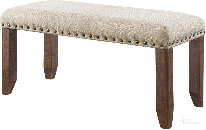 The appearance of Dex Cream Upholstered Bench designed by Picket House in the rustic / southwestern interior design. This white piece of furniture  was selected by 1StopBedrooms from Dex Collection to add a touch of cosiness and style into your home. Sku: DJX100BN. Product Type: Dining Bench. Material: Rubberwood. Image1