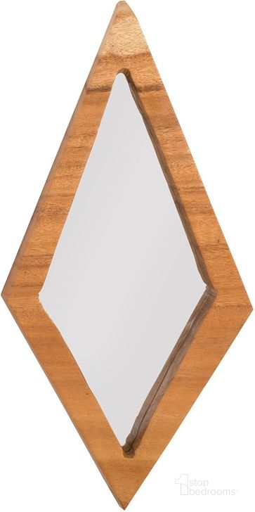 The appearance of Diamond Chamcha Wood Mirror TH95619 designed by Phillips Collection in the modern / contemporary interior design. This beige piece of furniture  was selected by 1StopBedrooms from  to add a touch of cosiness and style into your home. Sku: TH95619. Material: Wood. Product Type: Wall Decor. Image1