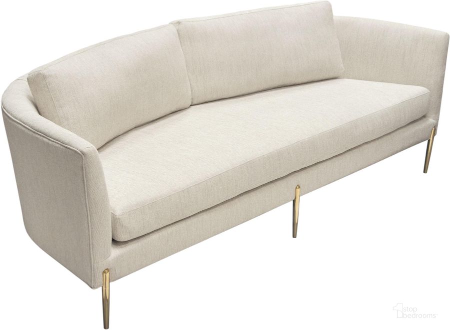 The appearance of Diamond Sofa Lane Cream Fabric Sofa designed by Diamond Sofa in the modern / contemporary interior design. This cream piece of furniture  was selected by 1StopBedrooms from Lane Collection to add a touch of cosiness and style into your home. Sku: LANESOCM. Material: Fabric. Product Type: Sofa. Image1