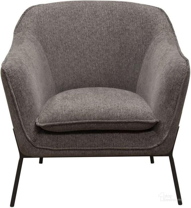 The appearance of Diamond Sofa Status Grey Fabric Accent Chair designed by Diamond Sofa in the modern / contemporary interior design. This grey piece of furniture  was selected by 1StopBedrooms from Status Collection to add a touch of cosiness and style into your home. Sku: STATUSCHGR. Material: Fabric. Product Type: Accent Chair. Image1
