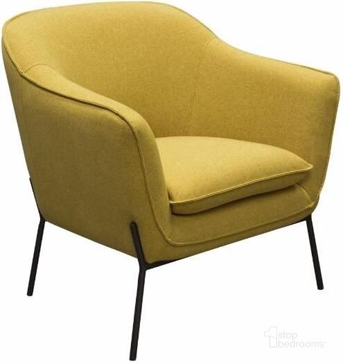 The appearance of Diamond Sofa Status Yellow Fabric Accent Chair designed by Diamond Sofa in the modern / contemporary interior design. This yellow piece of furniture  was selected by 1StopBedrooms from Status Collection to add a touch of cosiness and style into your home. Sku: STATUSCHYL. Material: Fabric. Product Type: Accent Chair. Image1