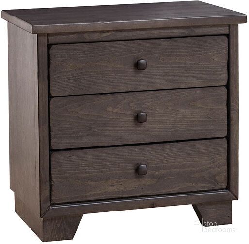 The appearance of Diego Storm Gray Nightstand designed by Progressive Furniture in the transitional interior design. This gray piece of furniture  was selected by 1StopBedrooms from Diego Collection to add a touch of cosiness and style into your home. Sku: P680-43. Material: Wood. Product Type: Nightstand. Image1