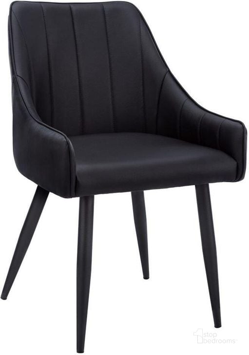 The appearance of Dining Chair Set Of 2 In Black Leather Look I 1187 designed by Monarch Specialties in the modern / contemporary interior design. This black black piece of furniture  was selected by 1StopBedrooms from  to add a touch of cosiness and style into your home. Sku: I 1187. Material: Metal. Product Type: Dining Chair. Image1