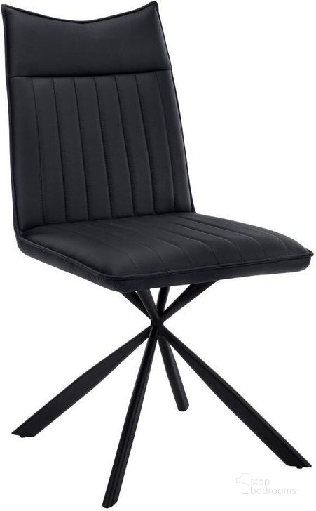 The appearance of Dining Chair Set Of 2 In Black Leather Look I 1215 designed by Monarch Specialties in the modern / contemporary interior design. This black piece of furniture  was selected by 1StopBedrooms from  to add a touch of cosiness and style into your home. Sku: I 1215. Material: Metal. Product Type: Dining Chair. Image1