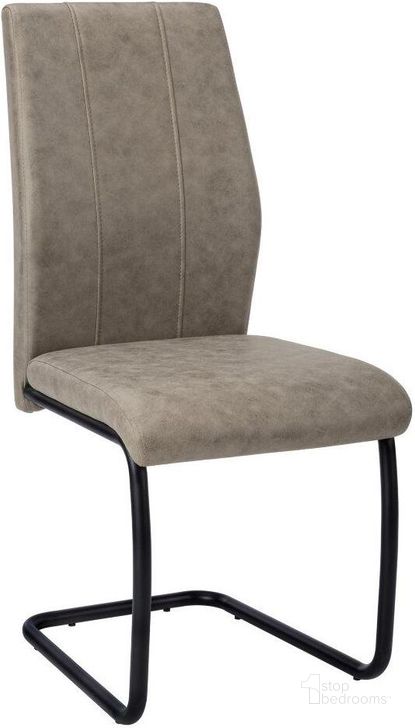 The appearance of Dining Chair Set Of 2 In Taupe Fabric I 1114 designed by Monarch Specialties in the modern / contemporary interior design. This taupe piece of furniture  was selected by 1StopBedrooms from  to add a touch of cosiness and style into your home. Sku: I 1114. Material: Polyester. Product Type: Dining Chair. Image1
