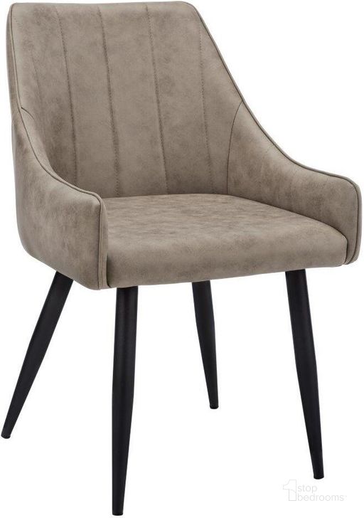 The appearance of Dining Chair Set Of 2 In Taupe Fabric I 1188 designed by Monarch Specialties in the modern / contemporary interior design. This taupe piece of furniture  was selected by 1StopBedrooms from  to add a touch of cosiness and style into your home. Sku: I 1188. Material: Metal. Product Type: Dining Chair. Image1