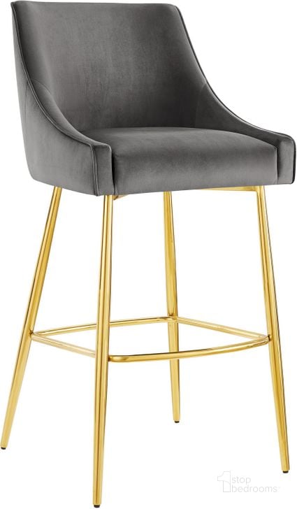 The appearance of Discern Performance Velvet Bar Stool In Gray designed by Modway in the modern / contemporary interior design. This gray piece of furniture  was selected by 1StopBedrooms from Discern Collection to add a touch of cosiness and style into your home. Sku: EEI-5473-GRY. Product Type: Barstool. Material: Stainless Steel. Image1