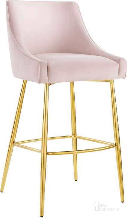 The appearance of Discern Performance Velvet Bar Stool In Pink designed by Modway in the modern / contemporary interior design. This pink piece of furniture  was selected by 1StopBedrooms from Discern Collection to add a touch of cosiness and style into your home. Sku: EEI-5473-PNK. Product Type: Barstool. Material: Stainless Steel. Image1
